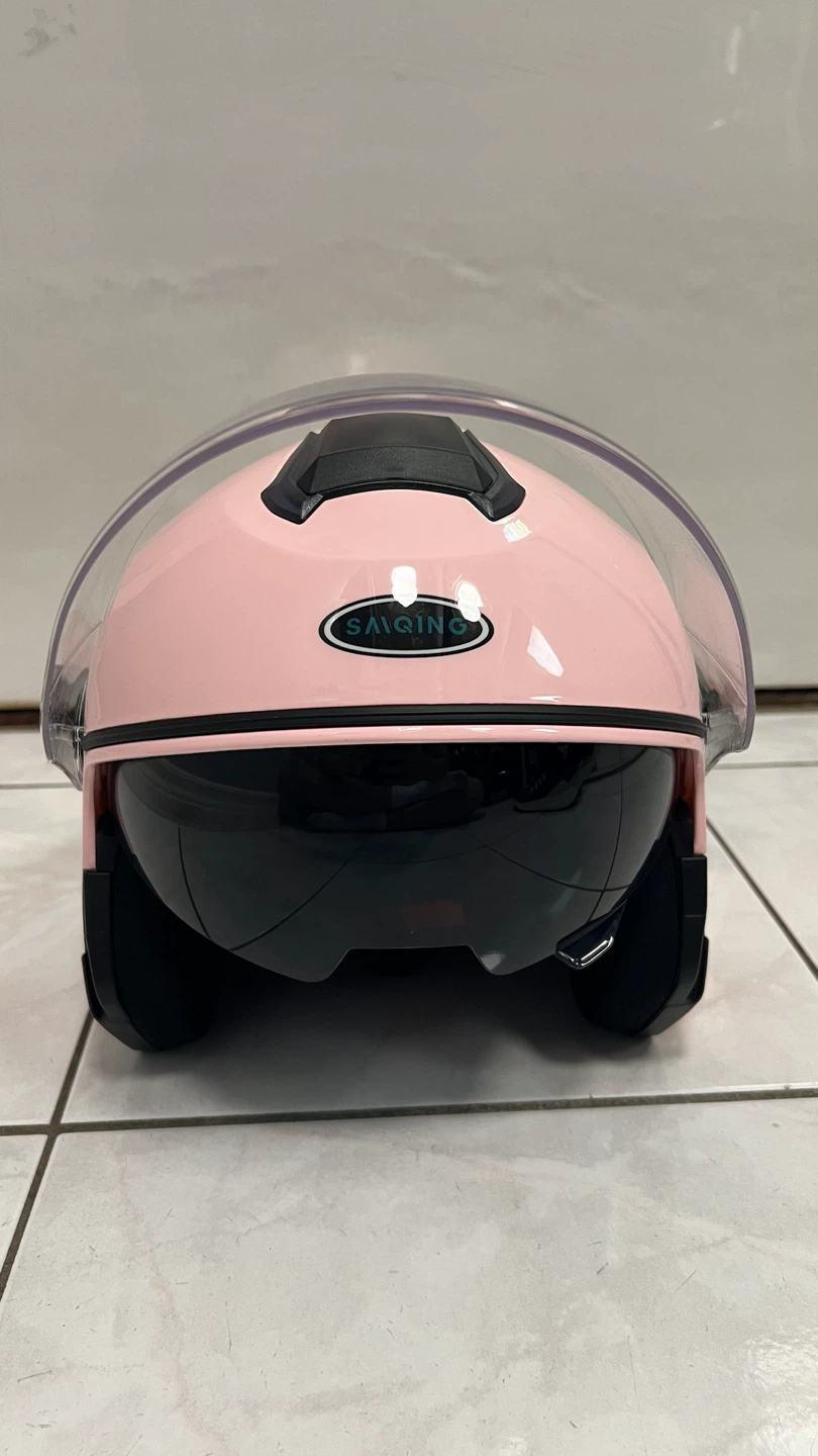 Sanqing Pink Motorcycle Helmet