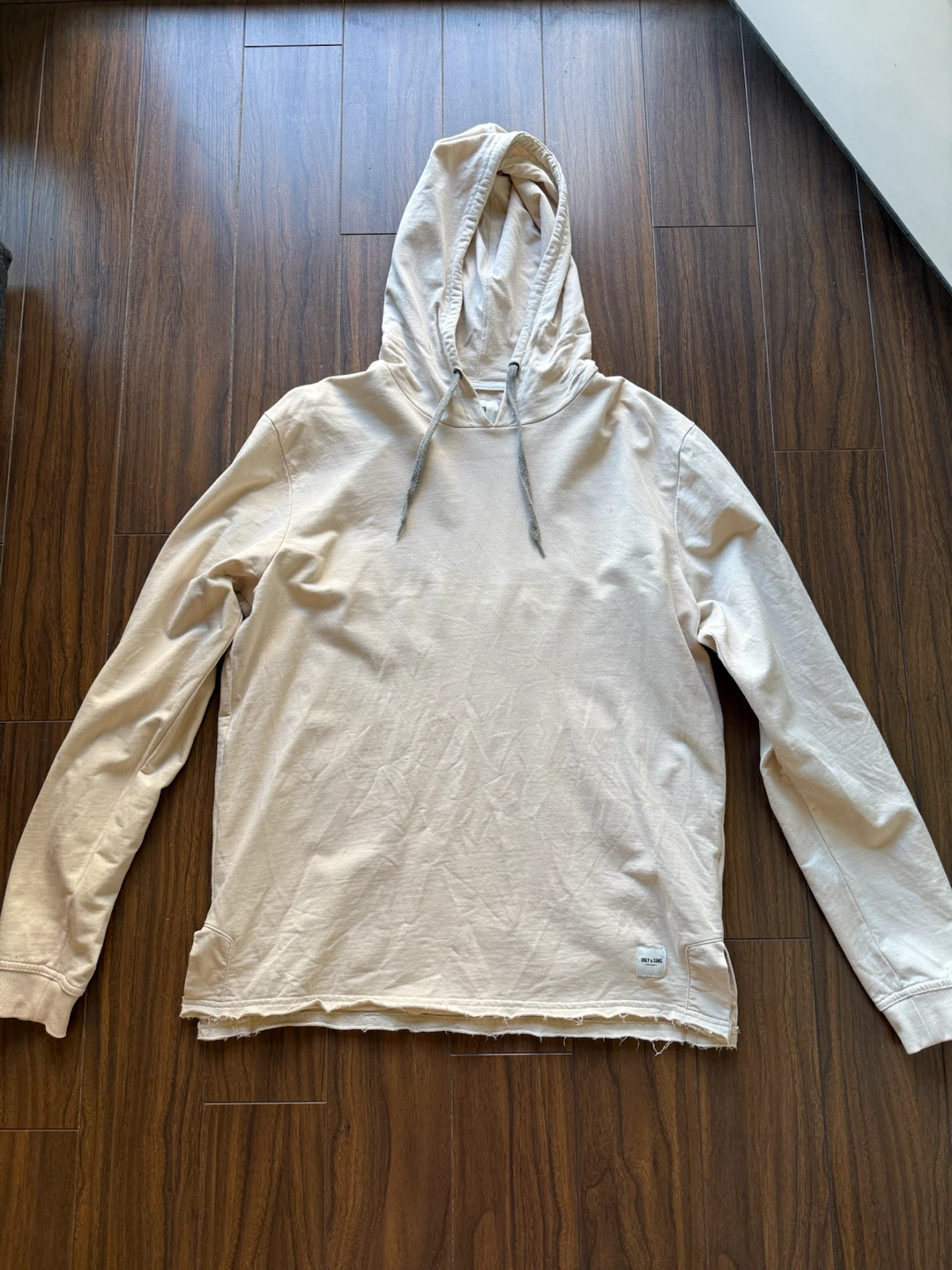 Only & Sons Beige Hoodie XL