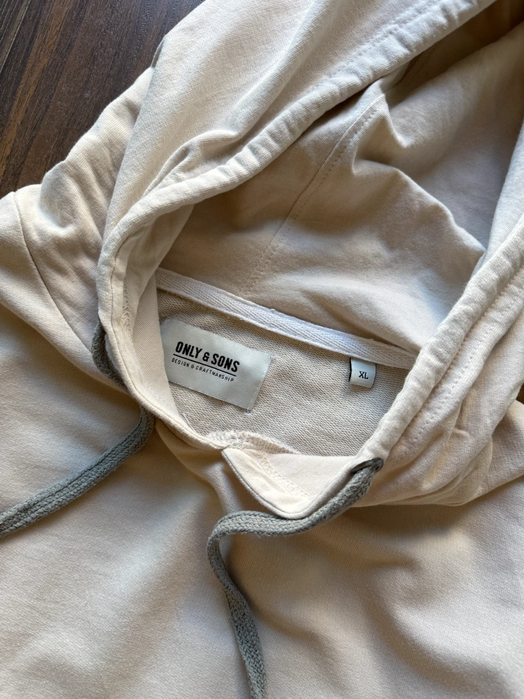 Only & Sons Beige Hoodie XL - photo 2