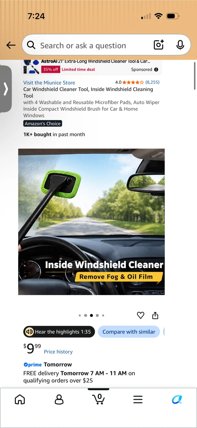 Miunice Car Windshield Cleaner Tool - photo 4