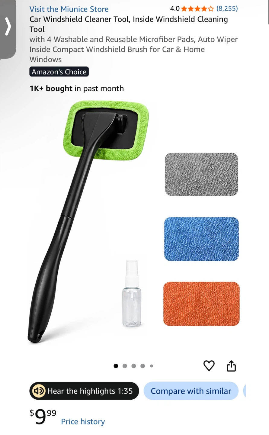 Miunice Car Windshield Cleaner Tool - photo 5