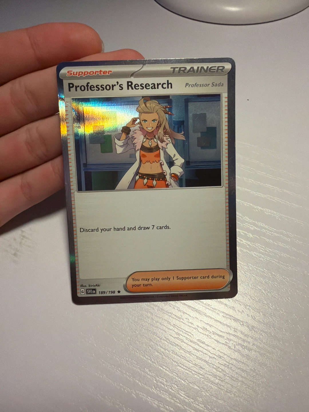 Pokemon Professor's Research Professor Sada Trading Card