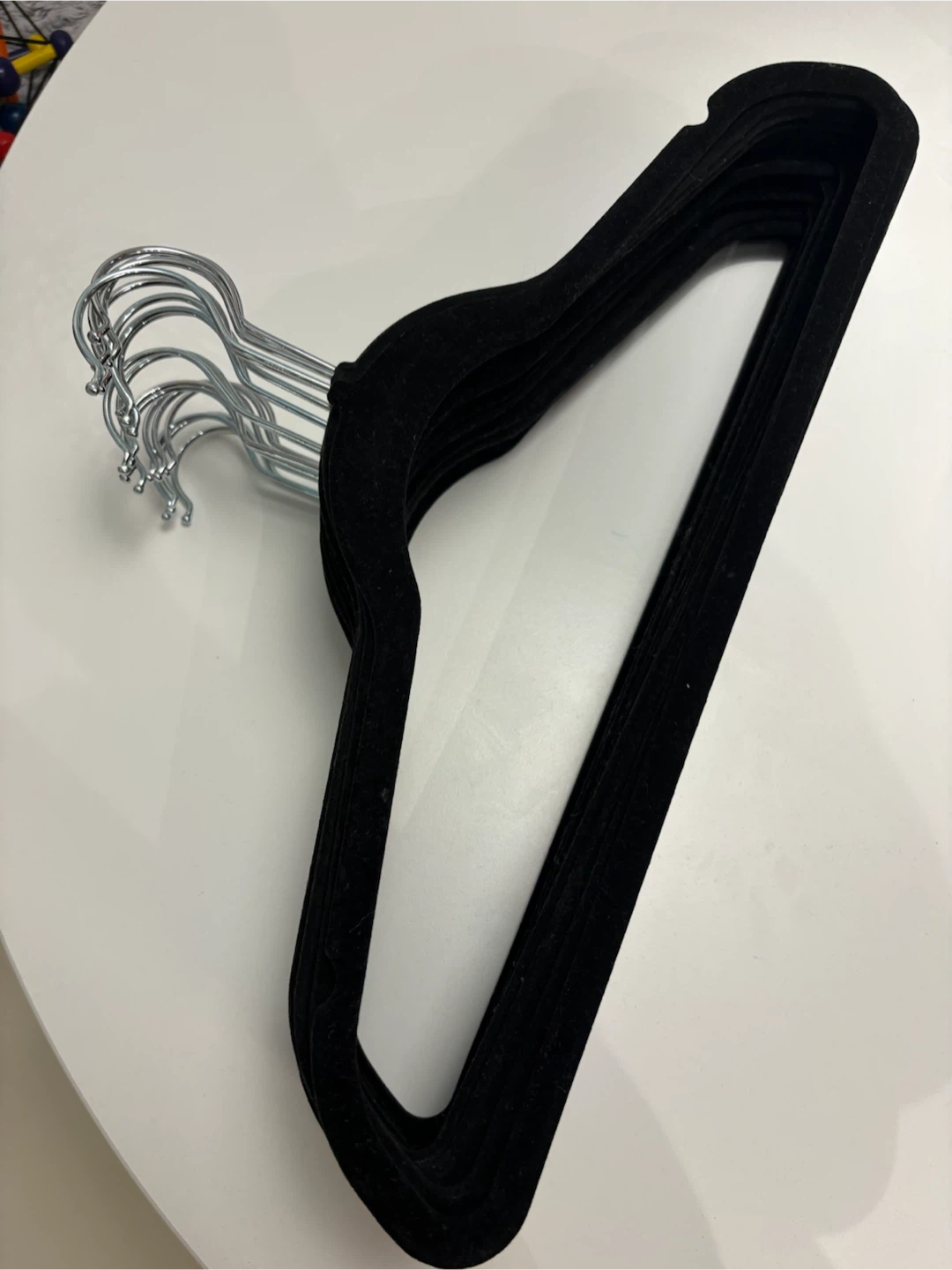 Black Velvet Clothes Hangers - photo 2