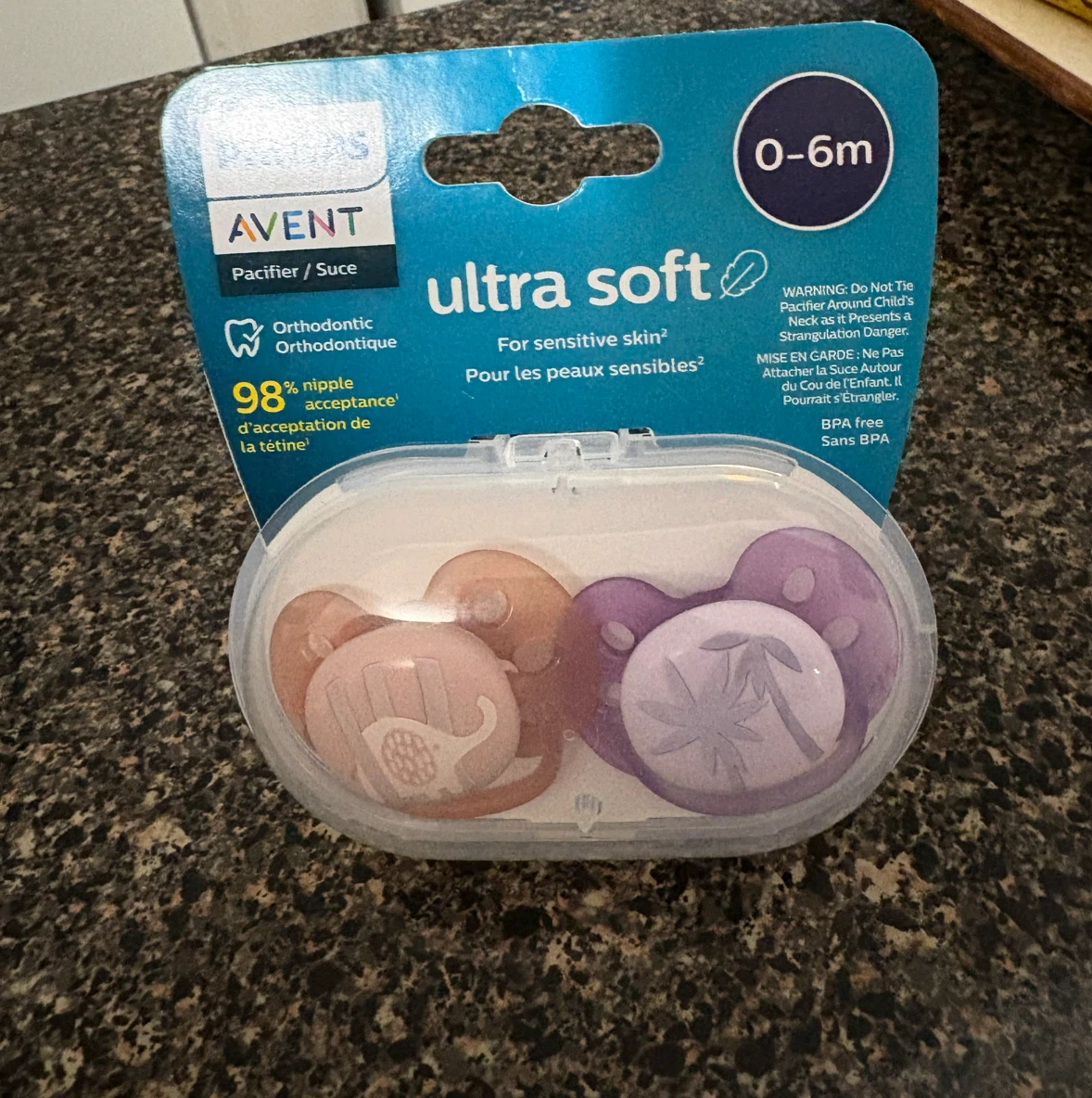 Philips Avent Ultra Soft Pacifiers 0-6m