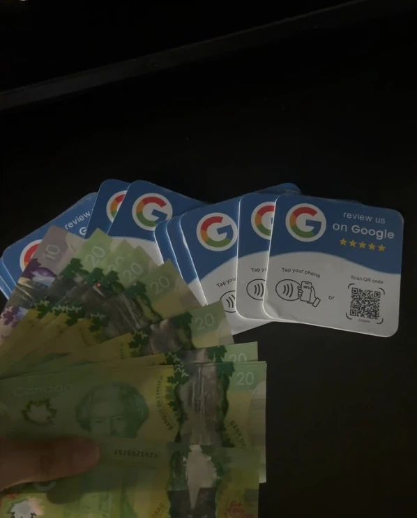 ⭐ Google Review NFC Cards – Bulk Only