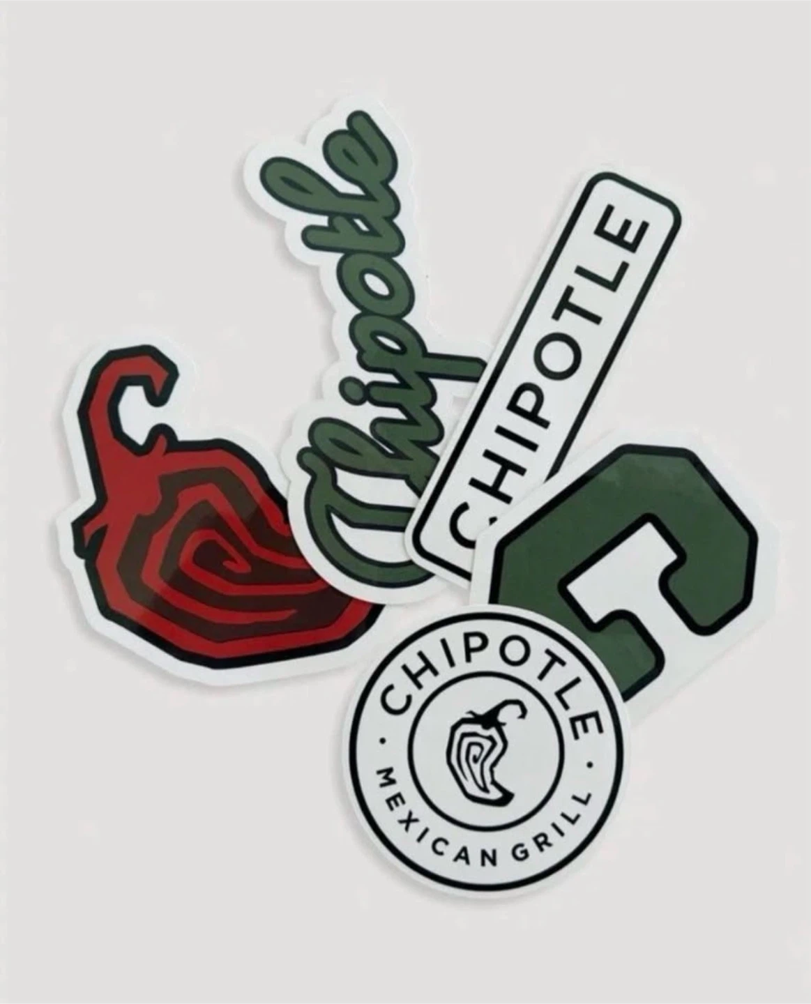 Chipotle Stickers (5 Stickers Per Pack) (Red or Green) - photo 2