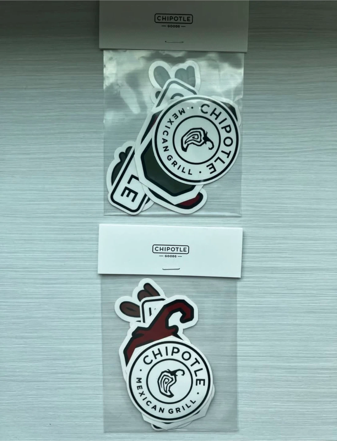 Chipotle Stickers (5 Stickers Per Pack) (Red or Green) - photo 3