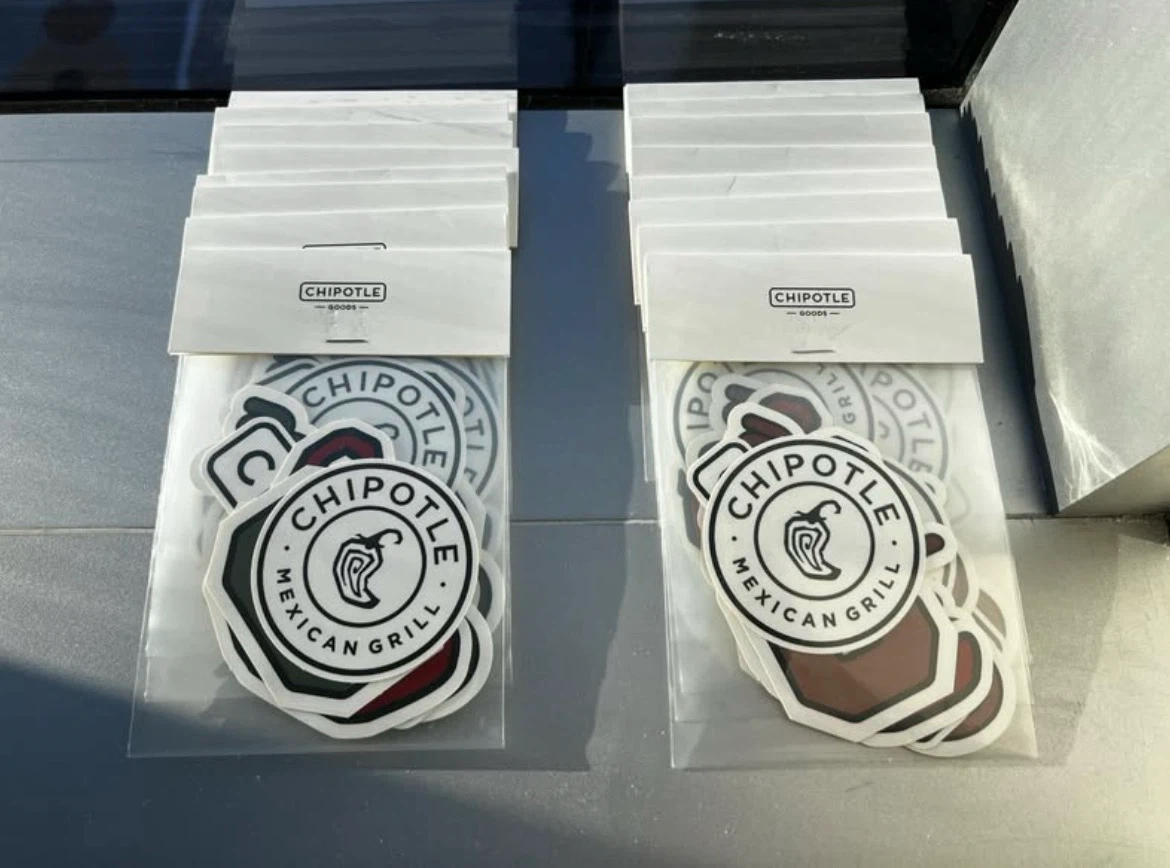 Chipotle Stickers (5 Stickers Per Pack) (Red or Green) - photo 5