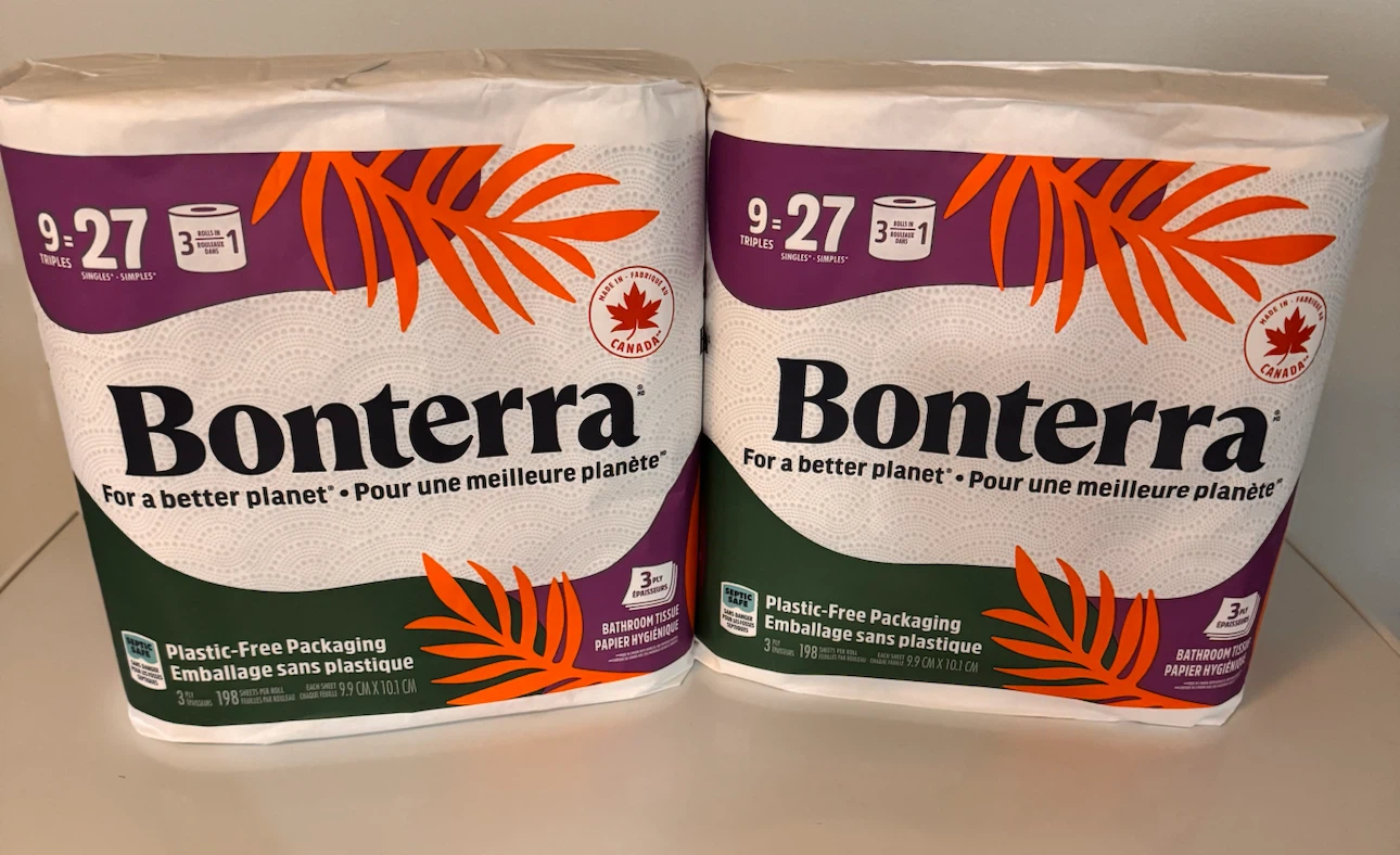 Bathroom tissue $10 for the two pks firm.