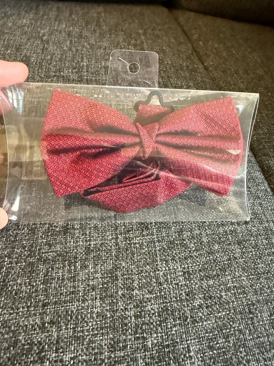 Le Château Red Silk Bow Tie - photo 4
