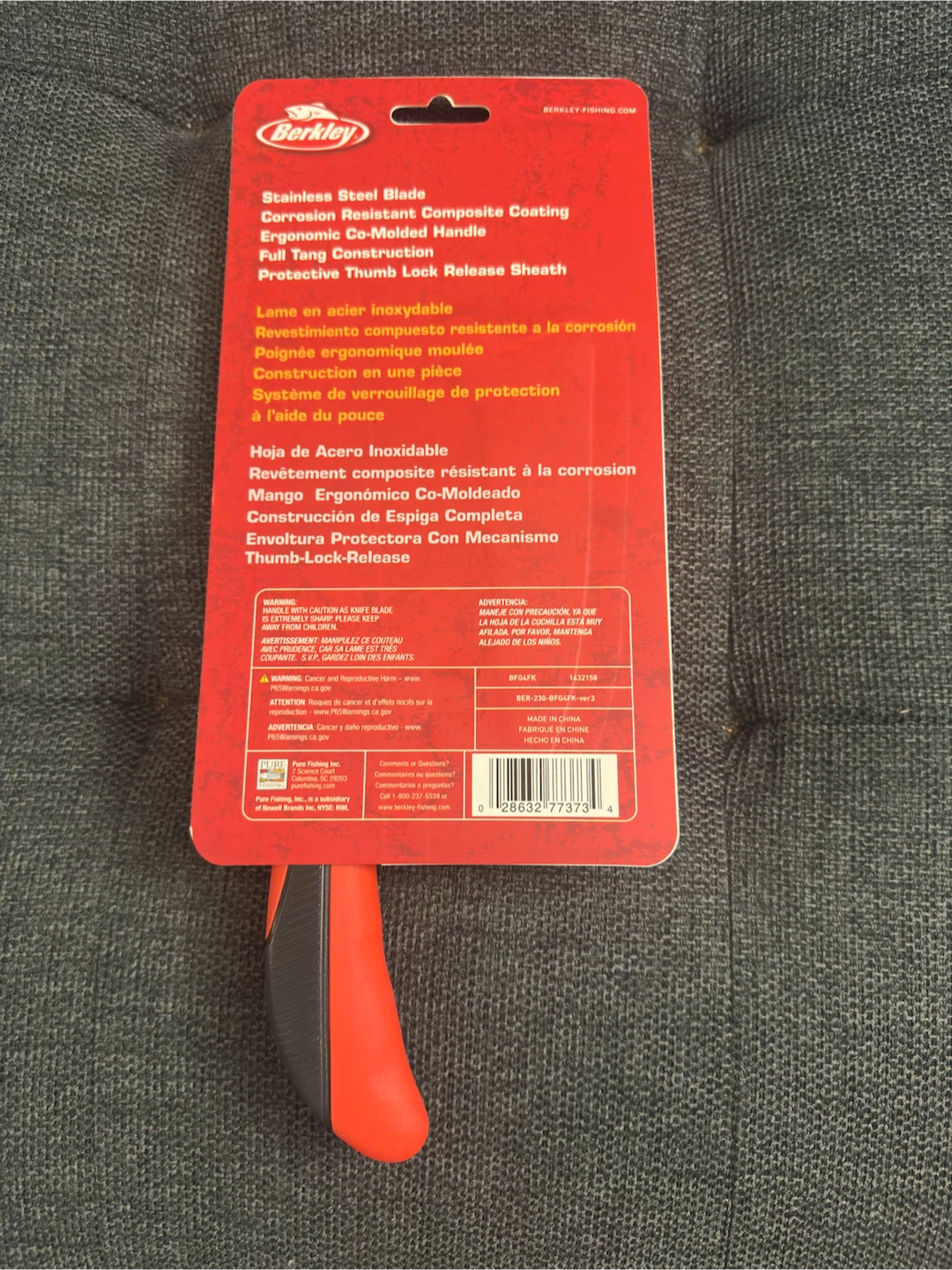 Brand New Berkley 4-inch Fillet Knife - photo 2