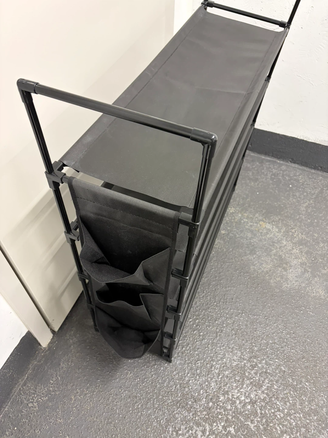 Black 5-Tier Shoe Rack Organizer - photo 3