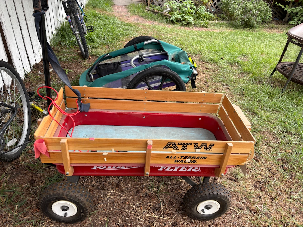 Radio Flyer All-Terrain Wood and Steel Wagon