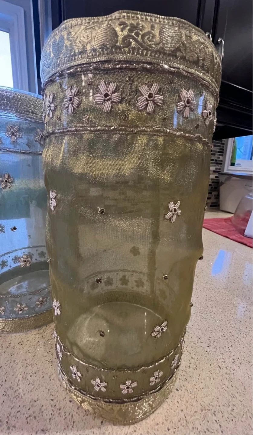 Pair of glass vases from Bowring - photo 2