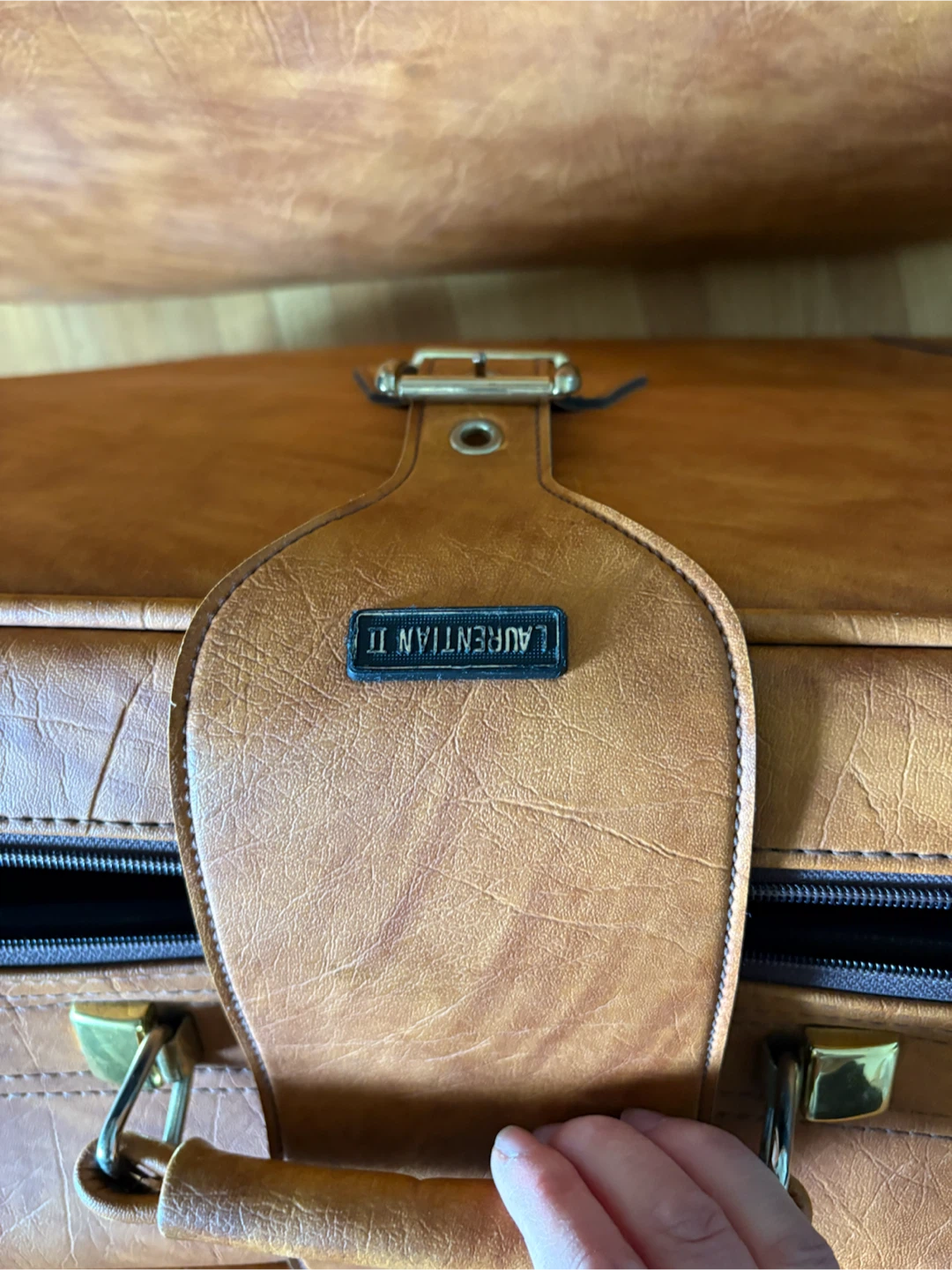 Laurentian II Vintage Brown Suitcase Set - photo 4