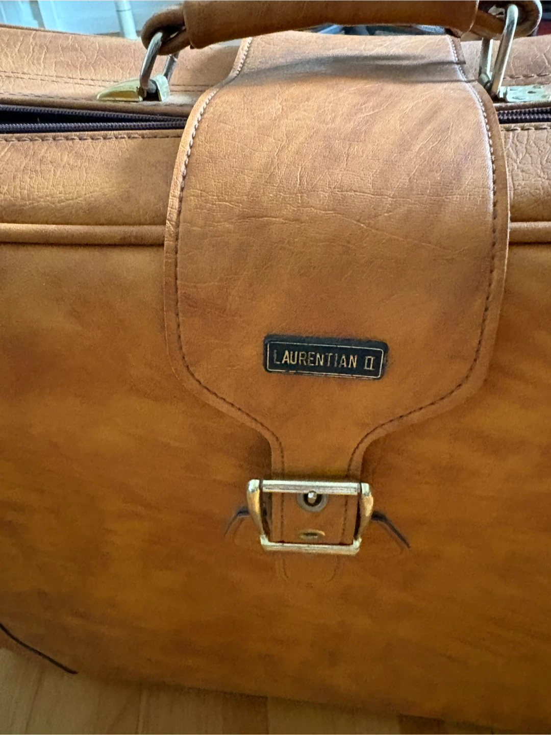 Laurentian II Vintage Brown Suitcase Set - photo 5