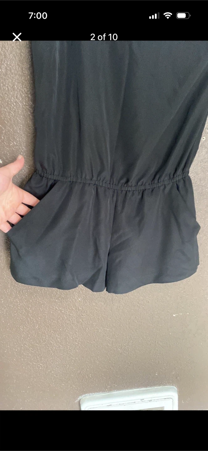 Kensie Dresses Bejeweled Side Strap Shorts Romper - photo 2