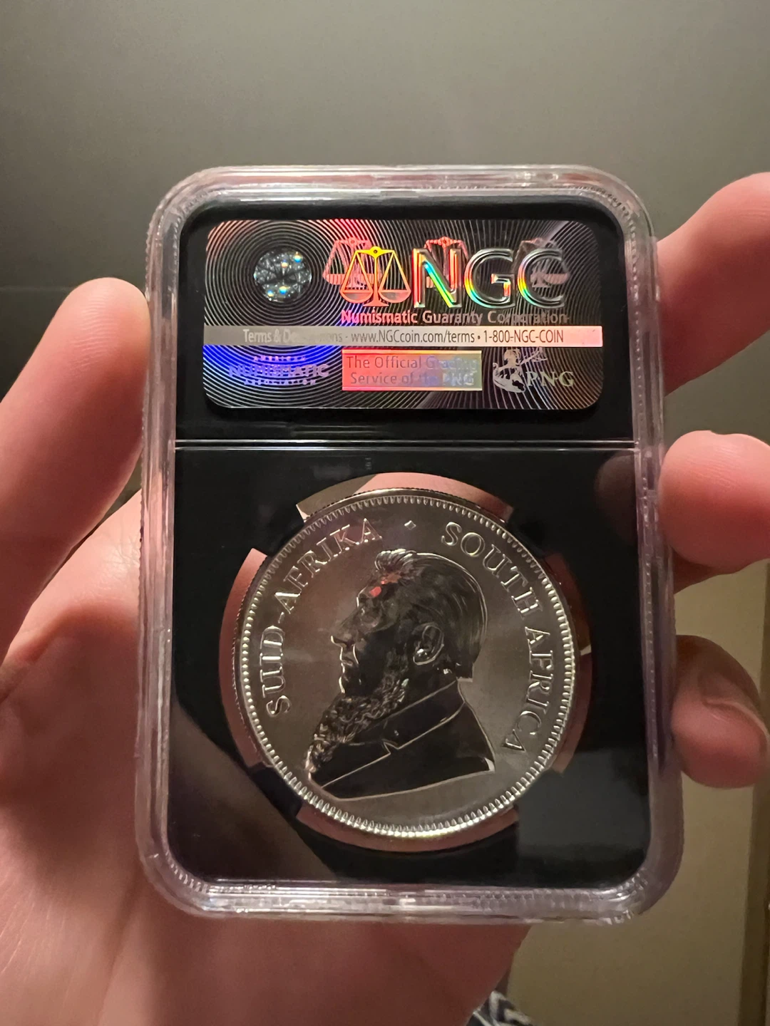 2017 1oz silver krugerrand first release specimen 70 coin - photo 2
