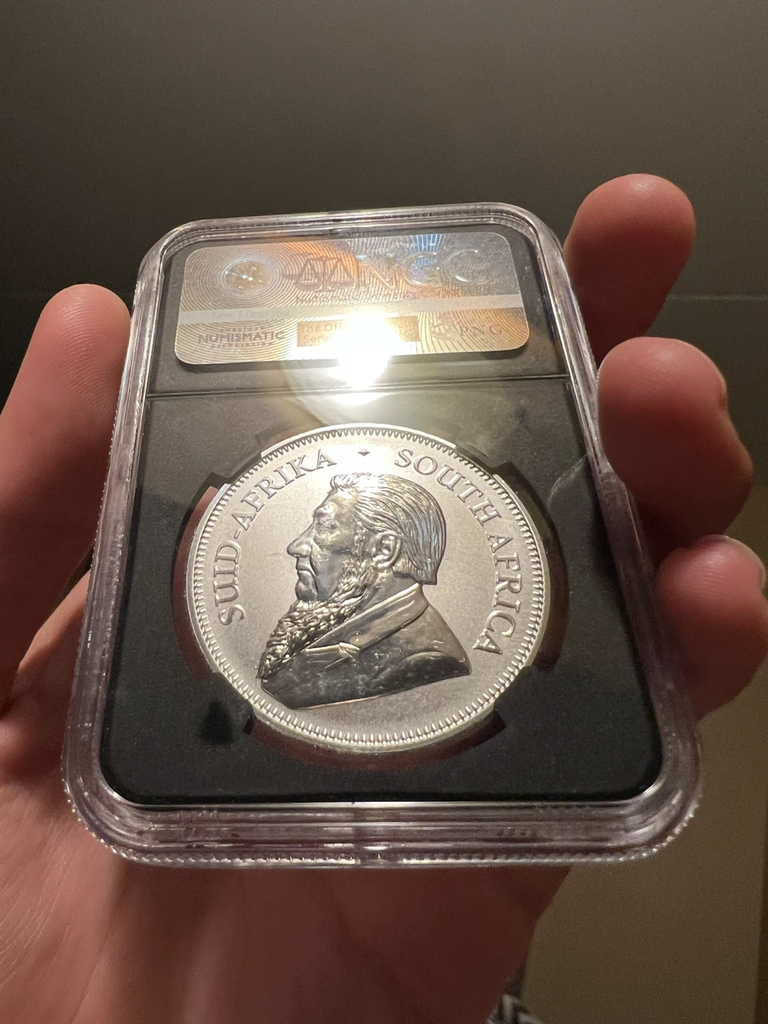 2017 1oz silver krugerrand first release specimen 70 coin - photo 4