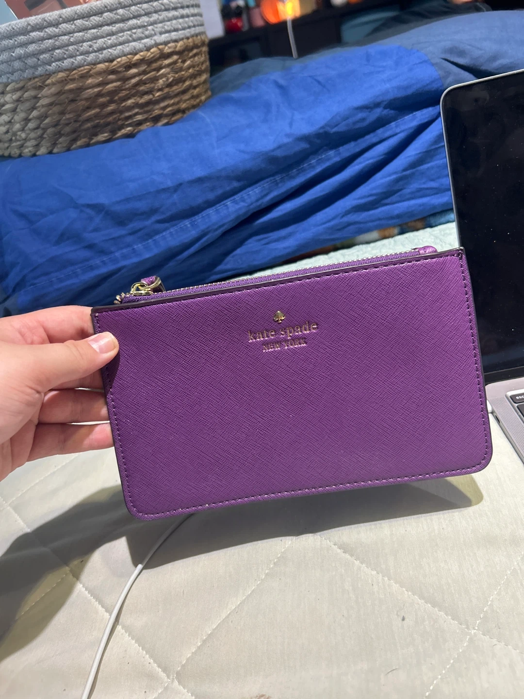 Kate Spade New York Purple Wristlet