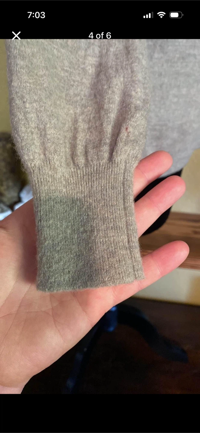 Merino Wool Turtle Neck Sweater - photo 4