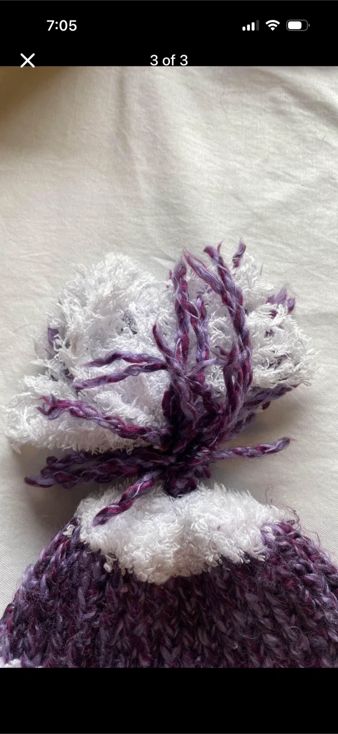 HandKnit Chunky Knit Toque Hat - photo 3