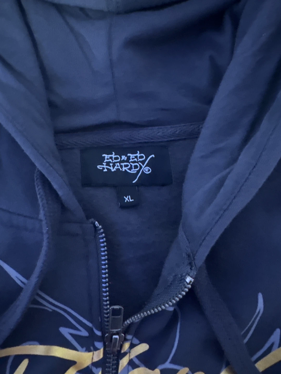 Ed Hardy Zip-Up Hoodie XL - photo 3