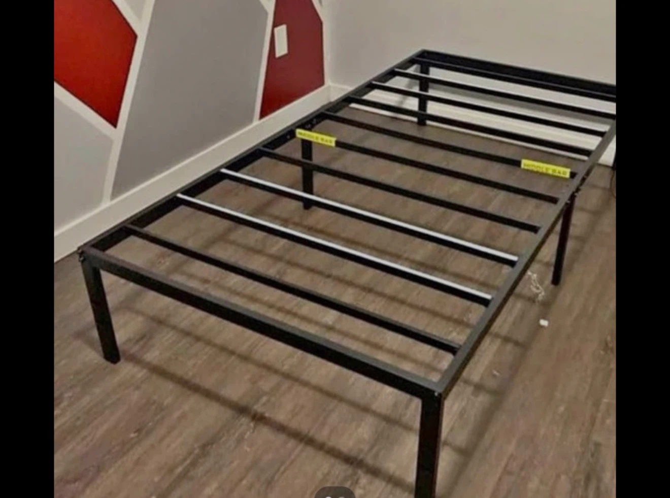 Metal Bed Frame - Twin picup $95. Delivery $$