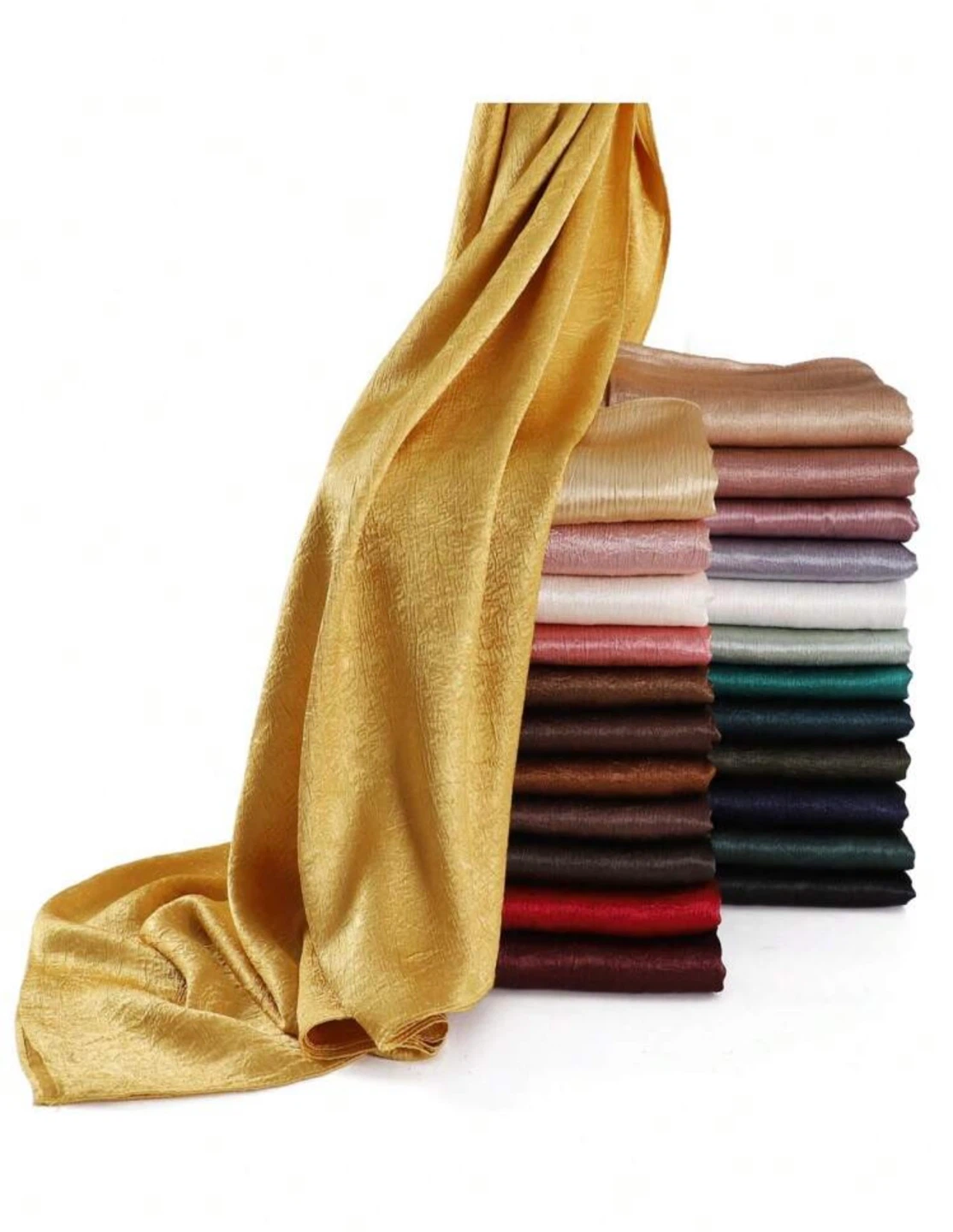 Hijabs shawl scarves Assorted Crinkled Satin - photo 2