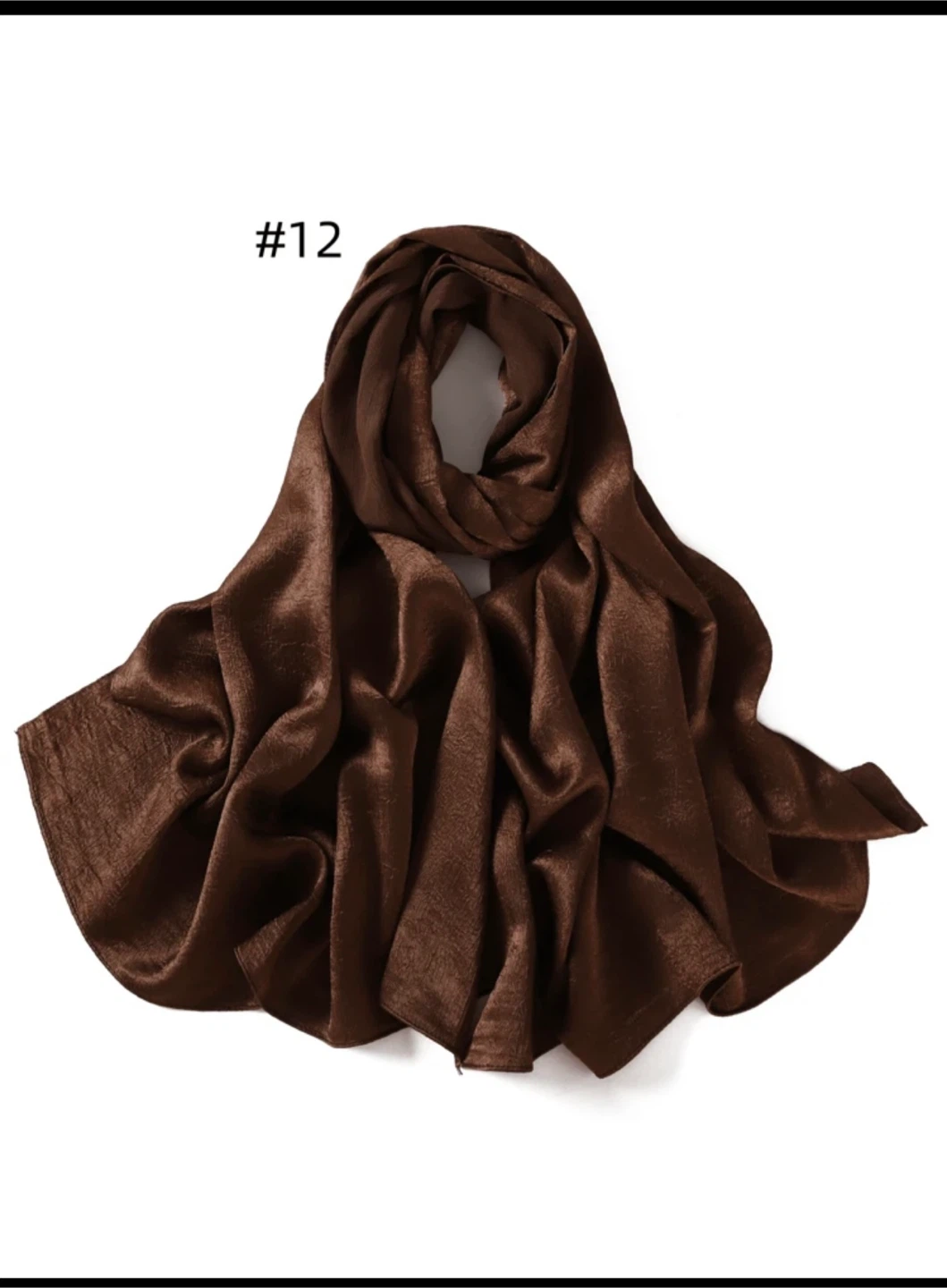 Hijabs shawl scarves Assorted Crinkled Satin - photo 3