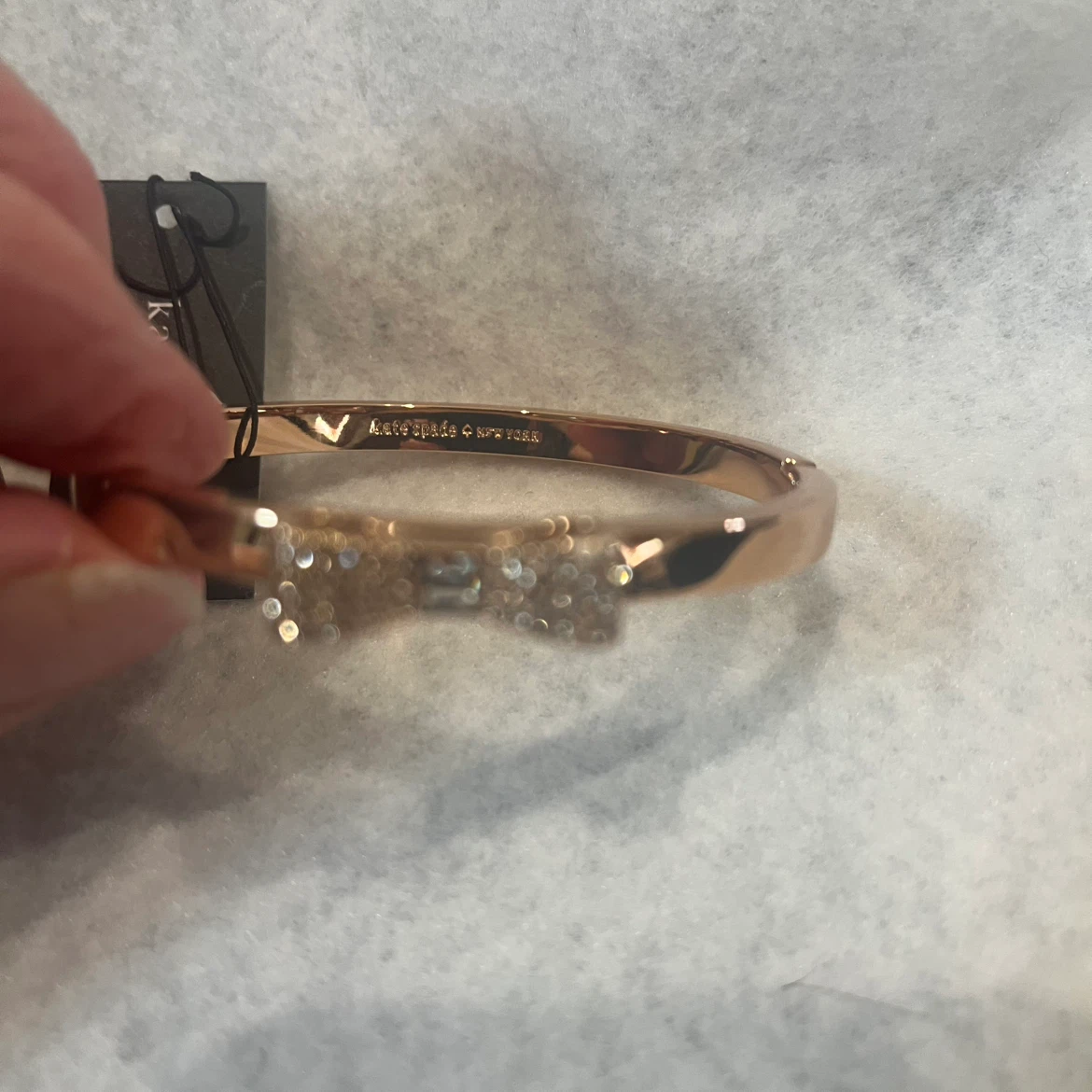 Kate Spade New York Rose Gold Bow Bangle