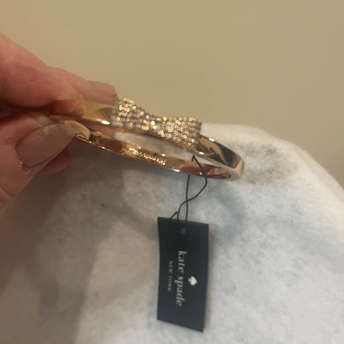 Kate Spade New York Rose Gold Bow Bangle - photo 2