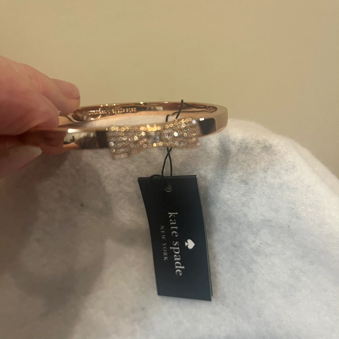 Kate Spade New York Rose Gold Bow Bangle - photo 3