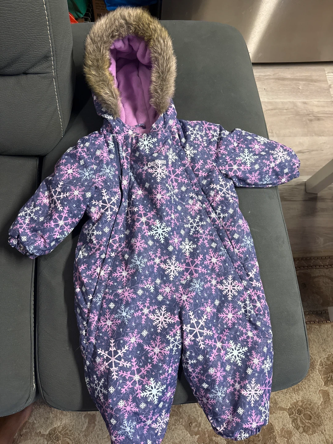 OshKosh B'gosh Snowflake Winter Snowsuit - photo 2