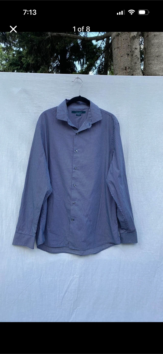Perry Ellis Slim Fit Dress Shirt