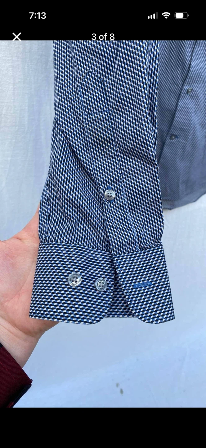 Perry Ellis Slim Fit Dress Shirt - photo 3
