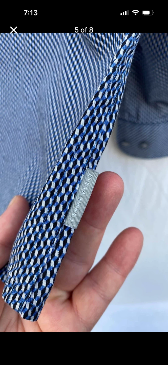 Perry Ellis Slim Fit Dress Shirt - photo 5
