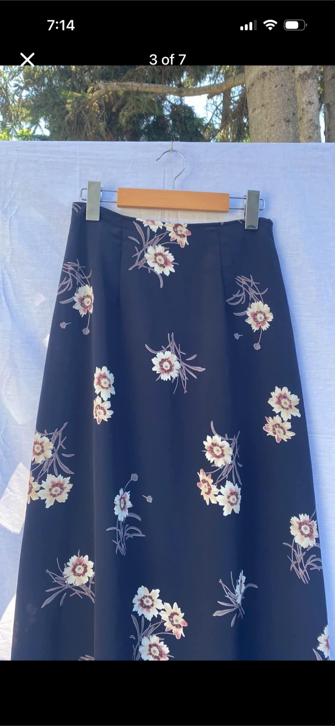 Evidence Vintage Floral Maxi Skirt - photo 3