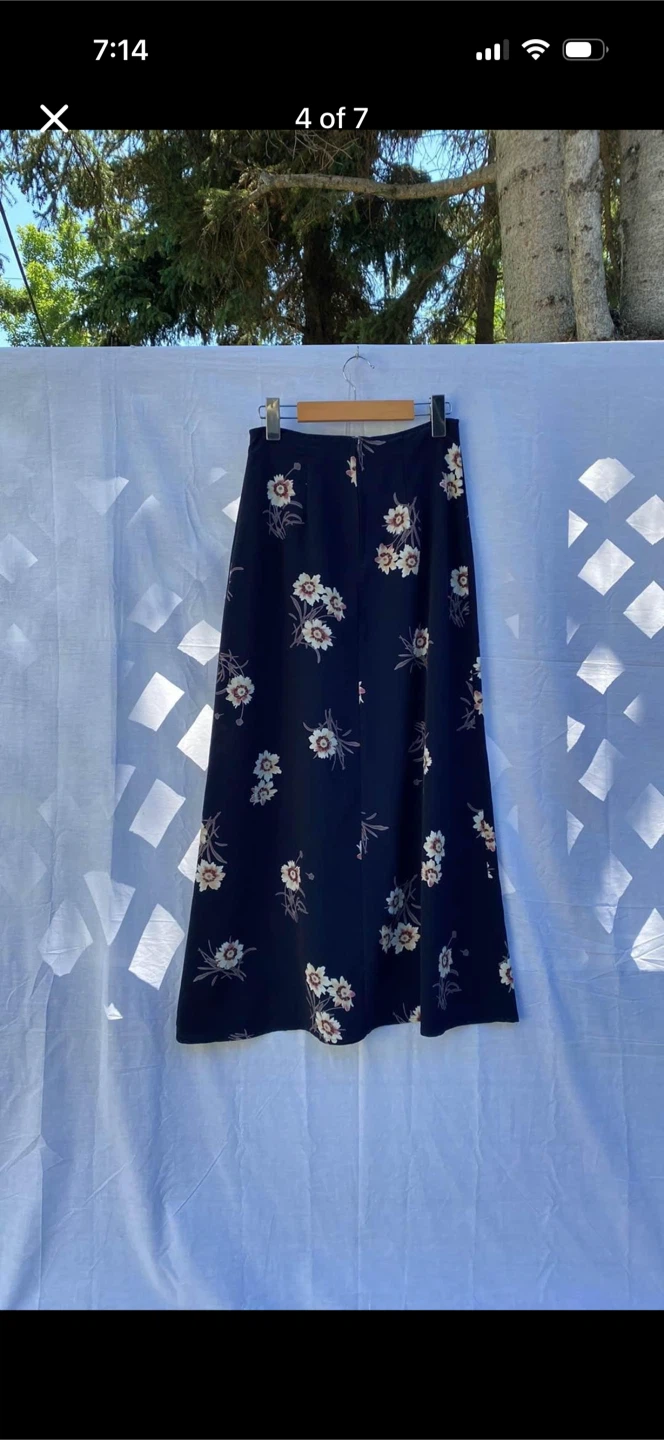 Evidence Vintage Floral Maxi Skirt - photo 4