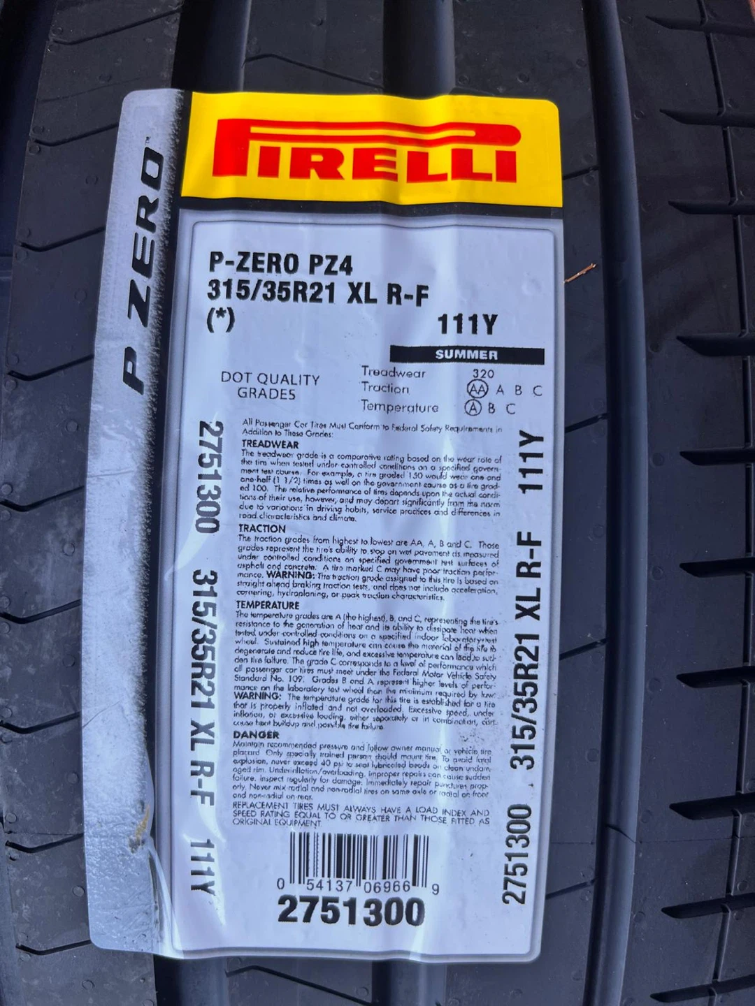 Pirelli P-Zero PZ4 Summer Tires - photo 2