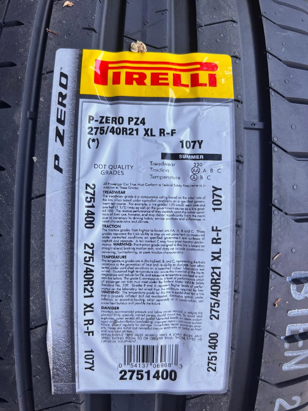 Pirelli P-Zero PZ4 Summer Tires - photo 3