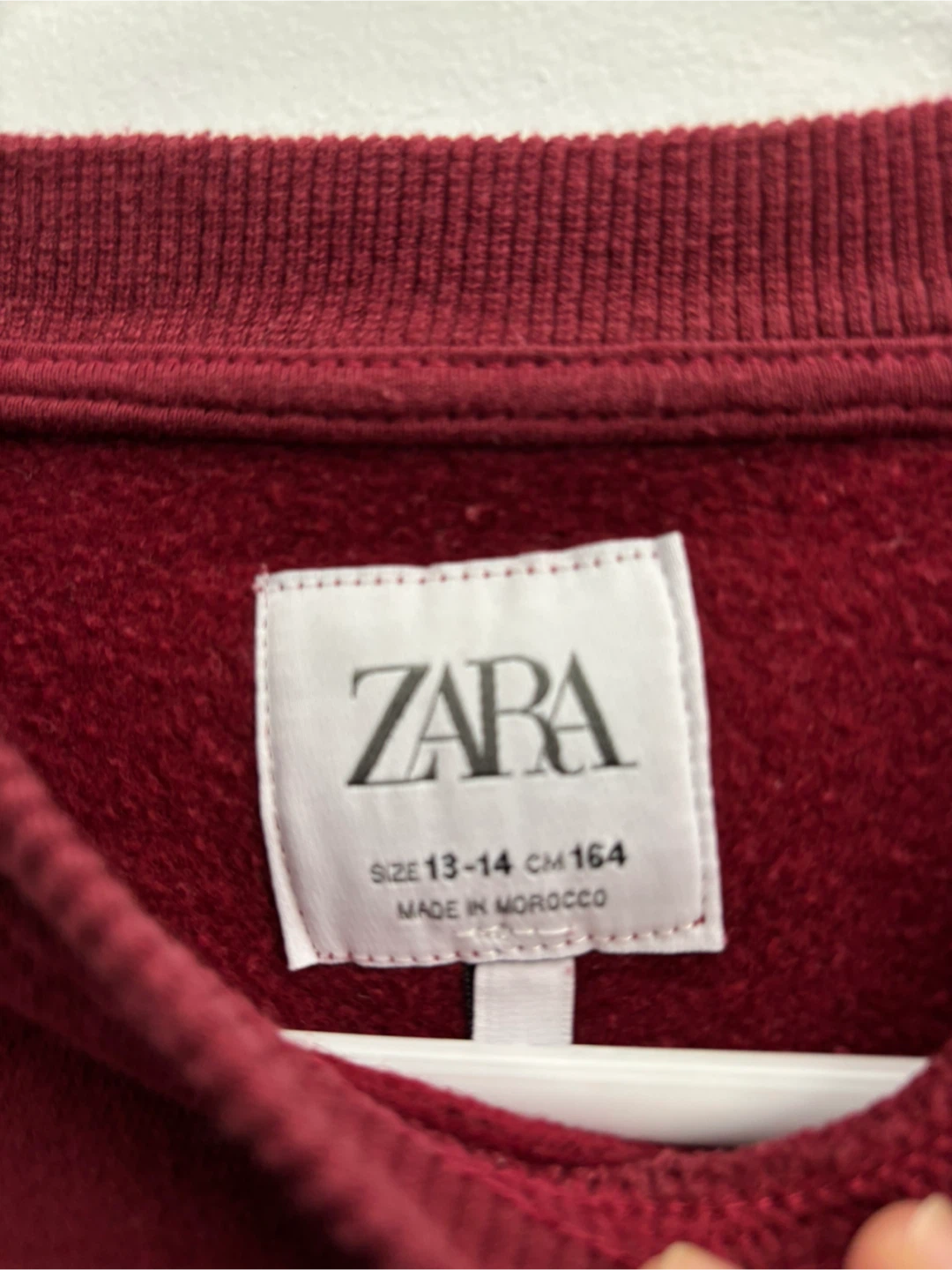 Zara Burgundy Arizona Style Teddy Bear Sweatshirt - photo 2