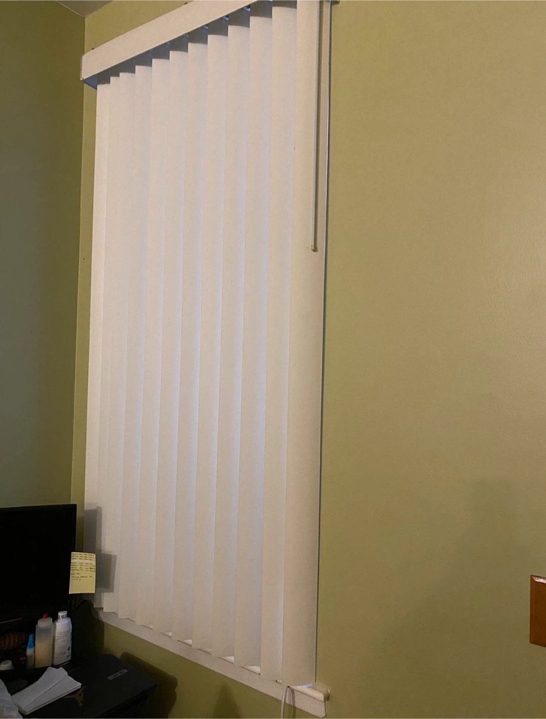 White Vertical Window Blinds