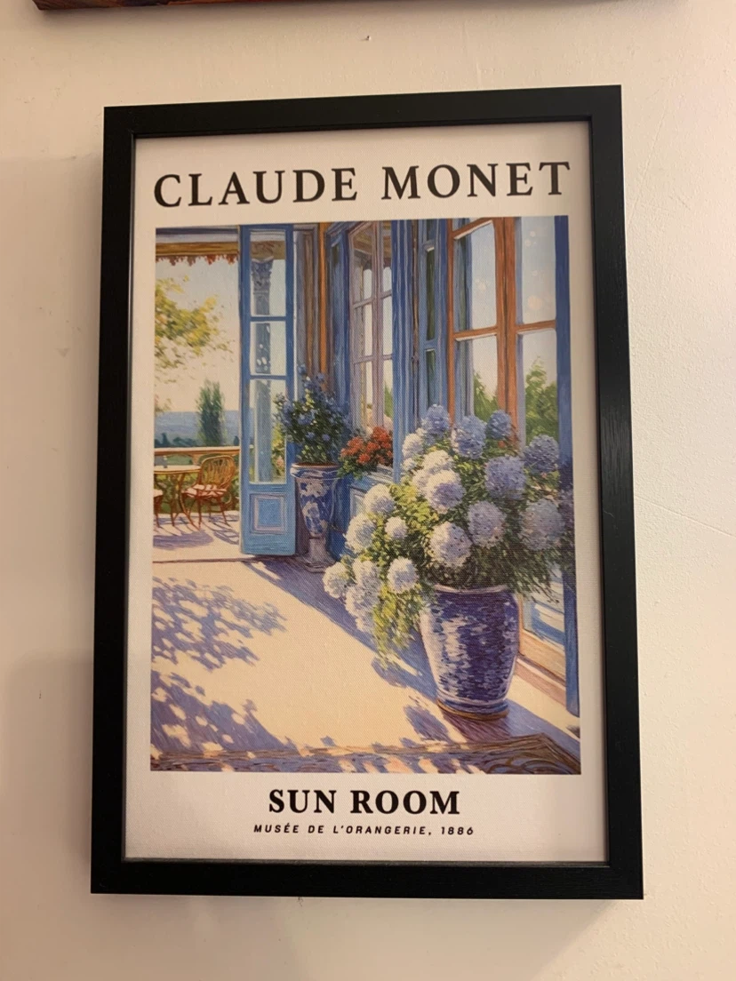 Claude Monet Sun Room Framed Print