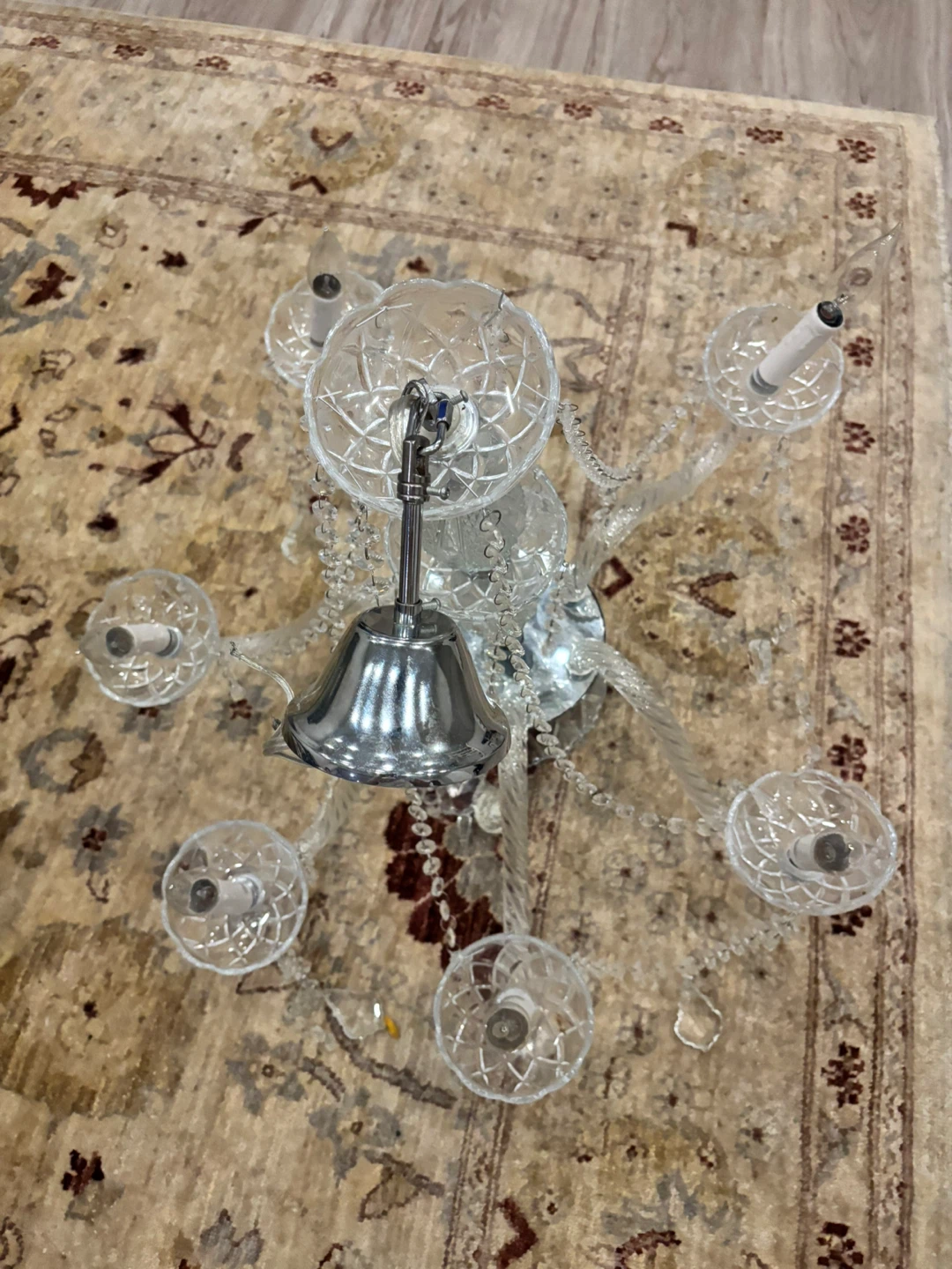 Crystal Chandelier 6-Light Fixture - photo 3