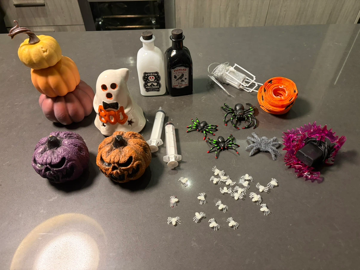 Halloween, Xmas and New Years decor pack