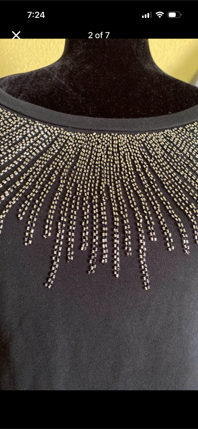 Rachel Roy Sweater With Beads And Back Neck Tie - photo 2