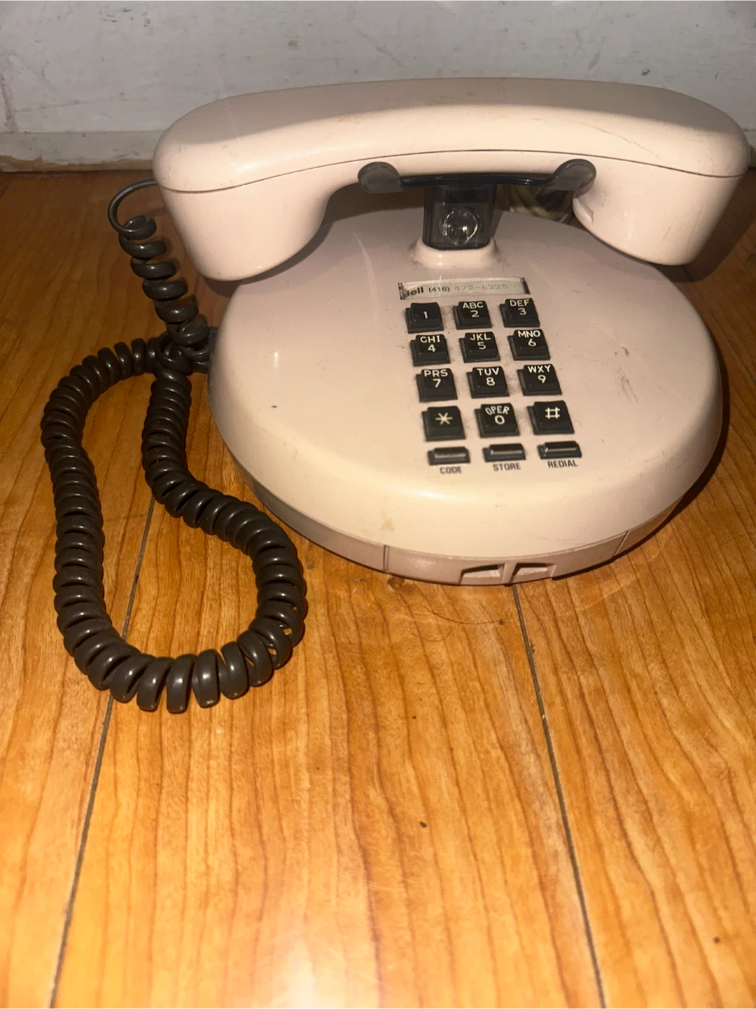Vintage Round Push Button Telephone - photo 2