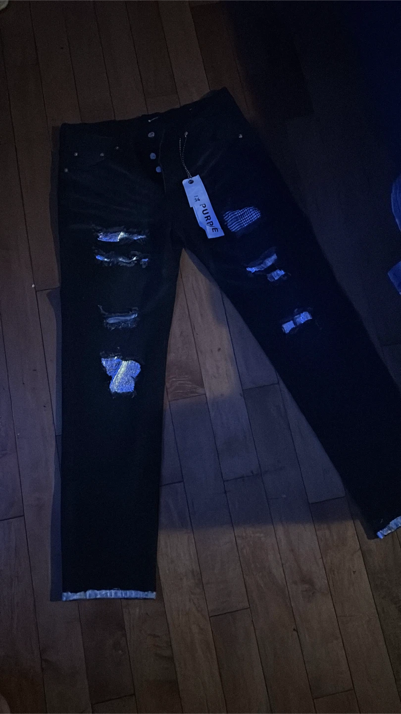 Purple Brand Distressed Black Jeans - photo 3