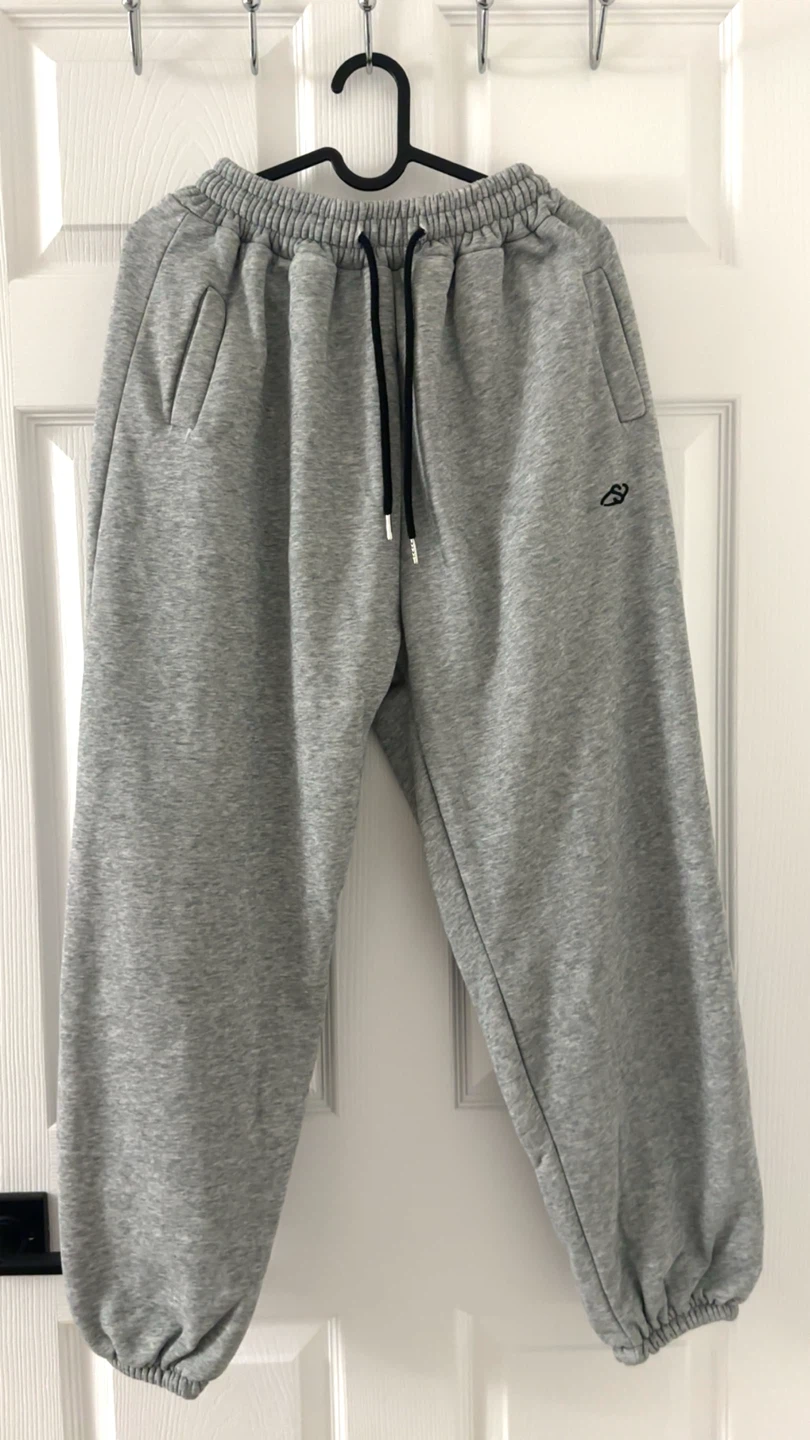 Vintage Fleece-Lined Grey Sweatpants - photo 2